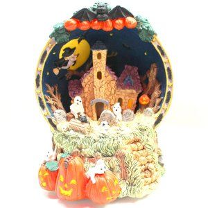 Lights up with Sound Halloween Scene Figurine Halloween Fall Table Decor